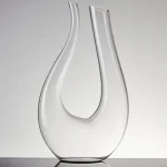 1PC Luxurious U-Shaped Crystal Glass Wine Decanter - High-End European Style, Harp Design, Red Wine, Large Capacity, Perfect for Home, Restaurant, and Household Use